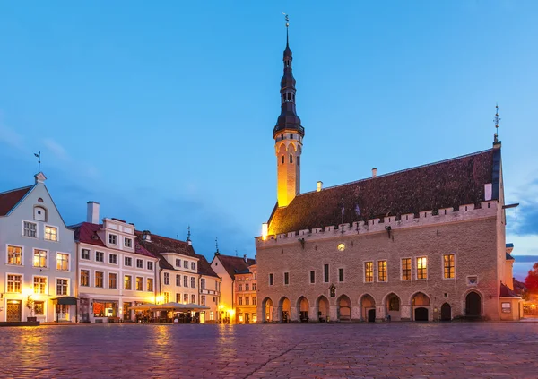 Stadhuisplein in Tallinn, Estland — Stockfoto