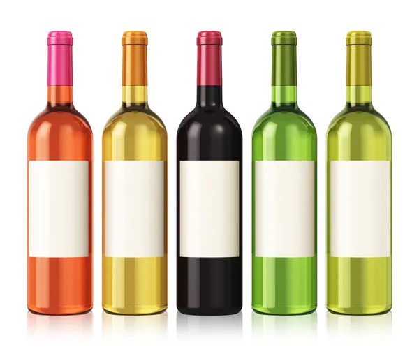 Wine bottles — Stock Photo, Image