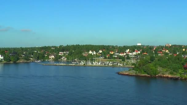 Skandinavisk landsbygd — Stockvideo