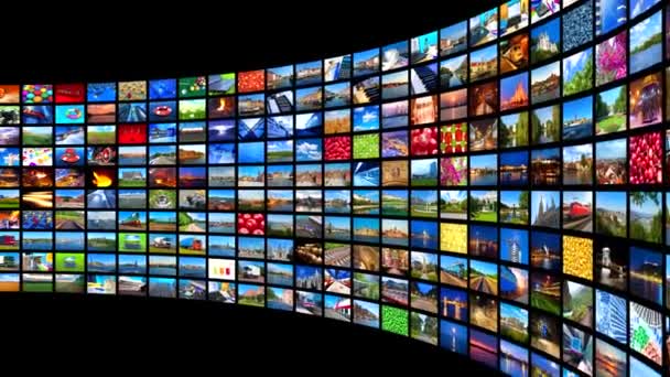 Streaming concepto de medios — Vídeo de stock