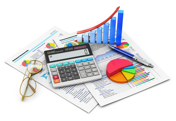 Concepto financiero y contable — Foto de Stock