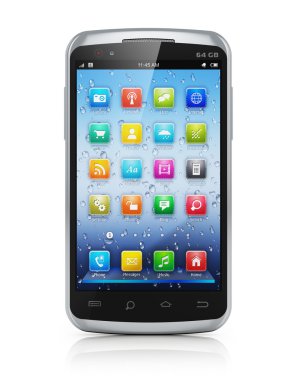 Modern dokunmatik ekran smartphone
