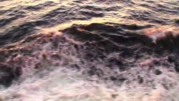 Sturm im Meer — Stockvideo
