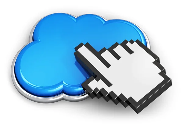 Concept de Cloud Computing — Photo