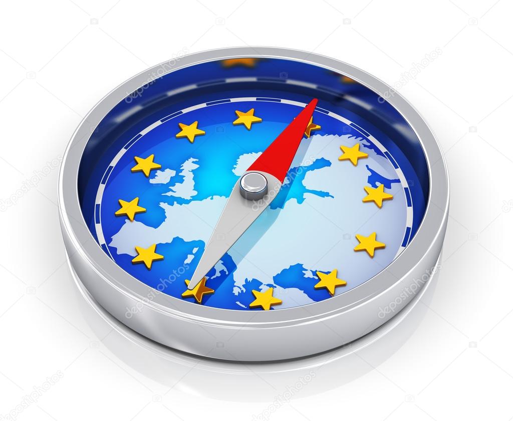 Compass of Europe — Stock Photo © scanrail 24893897