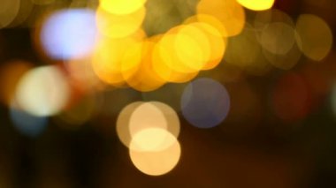 bulanık sokak ışıkları