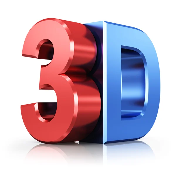 3D logo — Stock fotografie