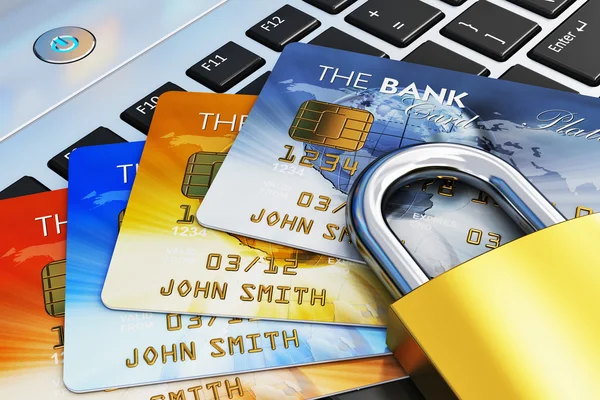 Mobiele bancaire veiligheidsconcept — Stockfoto