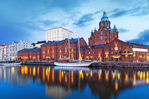 Abendliche Szenerie von Helsinki, Finnland — Stockfoto