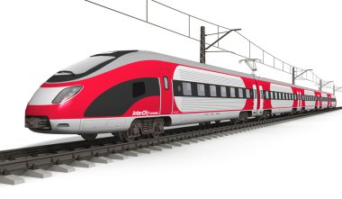 modern yüksek hızlı tren