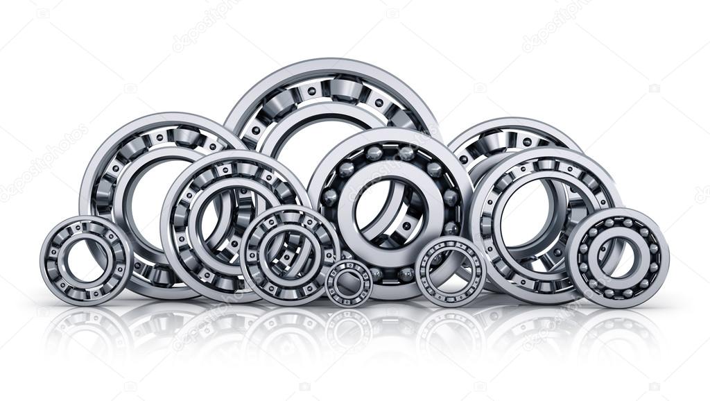 Collection of ball bearings