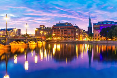 günbatımı Stockholm, İsveç