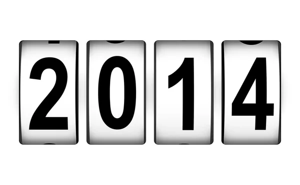 Ano Novo 2014 conceito — Fotografia de Stock