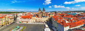 Panorama Staroměstského náměstí v Praze, Česká republika