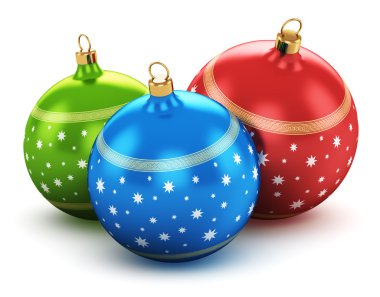 Renkli Noel topları