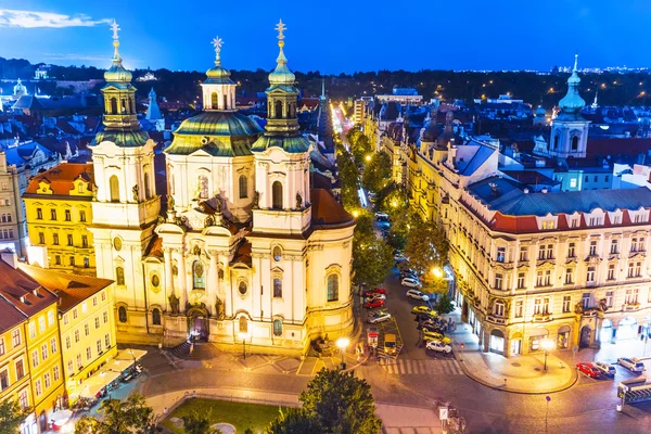 Akşam Prag, Çek Cumhuriyeti — Stok fotoğraf