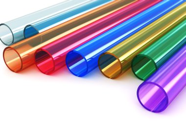 renk akrilik plastik tüpler