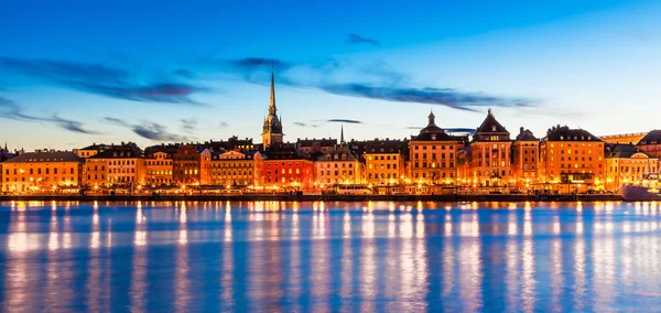 Abendpanorama von Stockholm, Schweden — Stockfoto