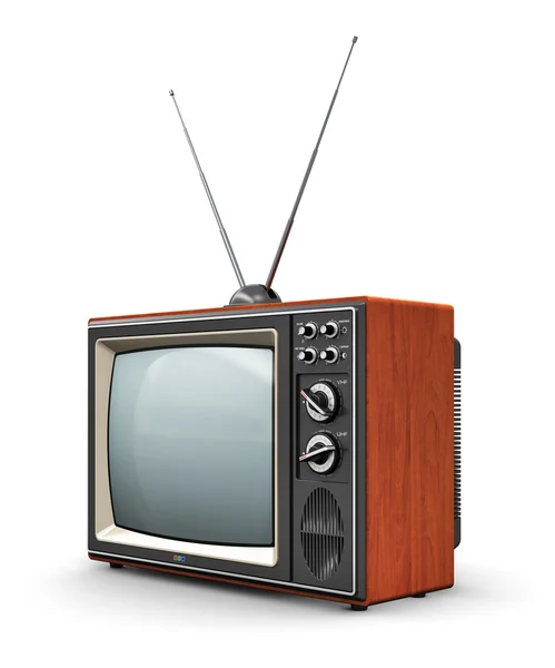 Altes Fernsehen — Stockfoto