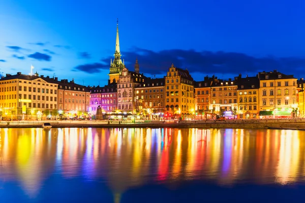 Stockholm 'de eski bir kasaba, İsveç