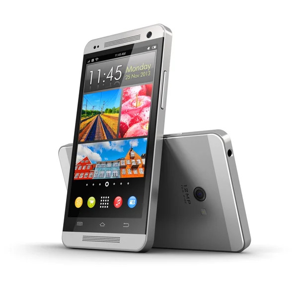 Smartphones touchscreen modernos — Fotografia de Stock