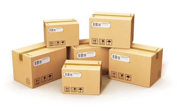 Cardboard boxes — Stock Photo, Image