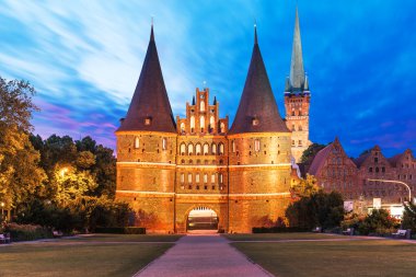 holsten kapı içinde lubeck, Almanya