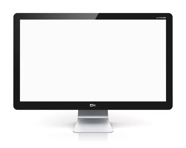 TV en blanco o monitor de computadora — Foto de Stock
