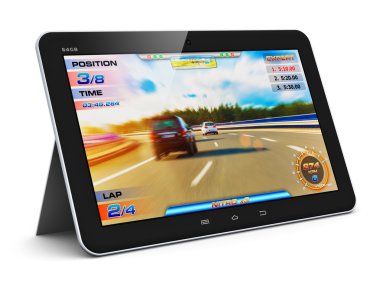 Tablet bilgisayarınızla video oyunu
