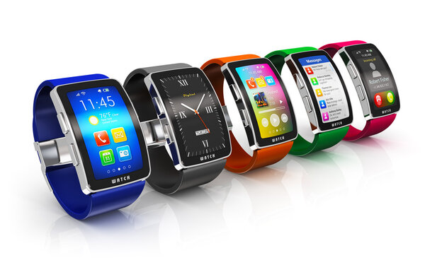 Collection of smart watches