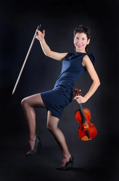 Expression violinist — Stock Photo, Image