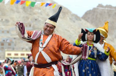 dansçılar ladakh miras Festivali
