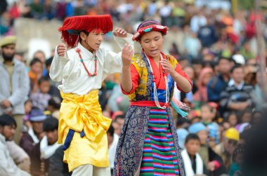 genç köylü sanatçılar ladakh miras Festivali