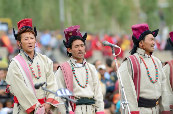 Singers on Festival of Ladakh Heritage — Stock Photo, Image