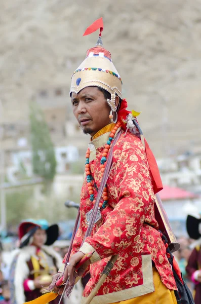 Artista en Festival del Patrimonio Ladakh — Foto de Stock