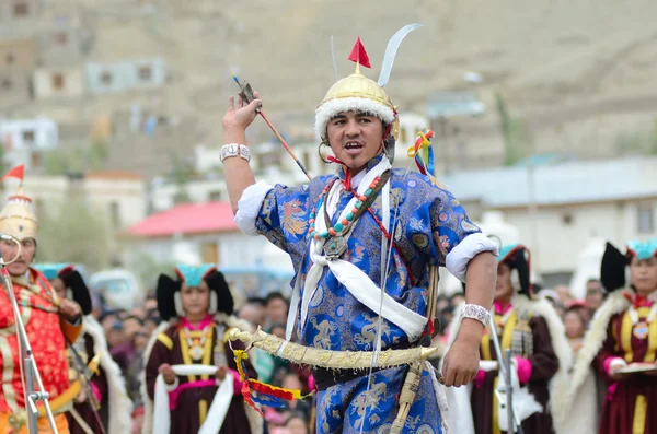 Artista en Festival del Patrimonio Ladakh — Foto de Stock