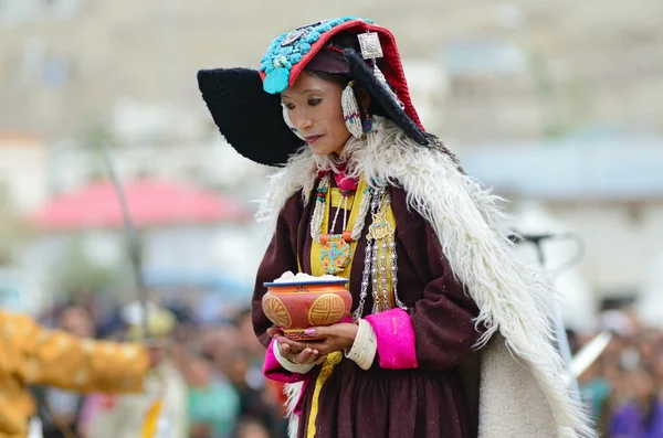 Dancer on Festival of Ladakh Heritage — Stock Photo, Image