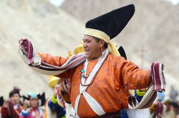 Artista en Festival del Patrimonio Ladakh — Foto de Stock