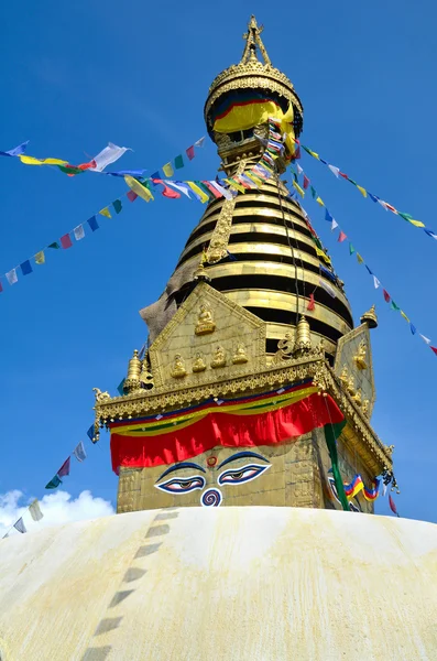 Swayambhunath 仏舎利塔 — ストック写真