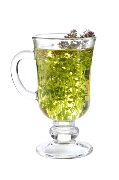 Tea with thyme — Stock Photo, Image