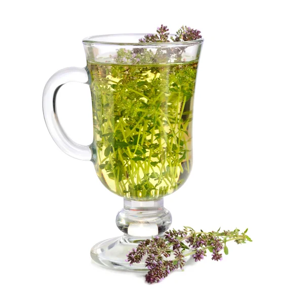 Tea with thyme — Stock Photo, Image