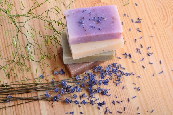 Herbal soaps — Stock Photo, Image