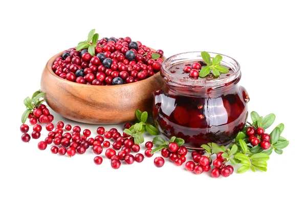 Jam från whortleberrys — Stockfoto