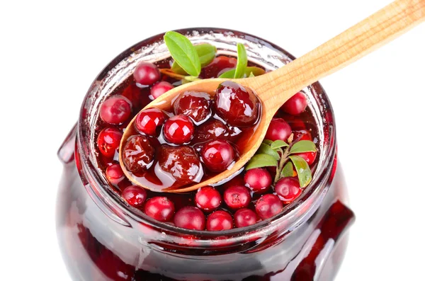Cowberry jam — Stock Photo, Image
