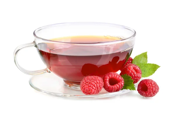 Raspberry thee — Stockfoto