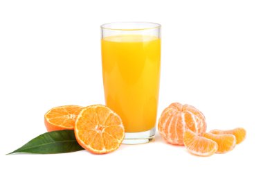 mandalina ve meyve suyu