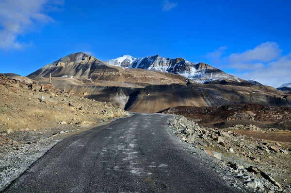 Camino en las montañas del Himalaya — Foto de Stock