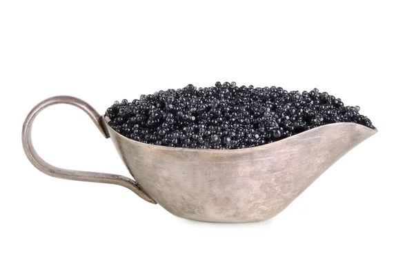 Bote con caviar — Foto de Stock