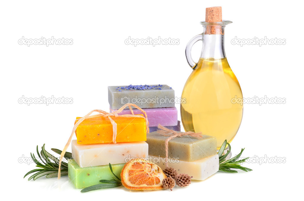 Soaps and massage oil