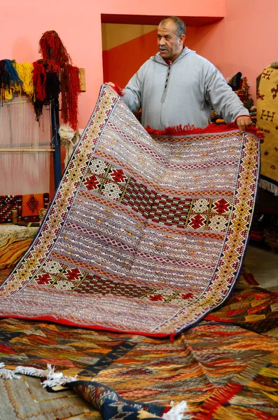 Traditionelle marokkanische Teppiche — Stockfoto